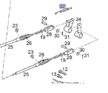 Preview: Feder für Bremse CASE IH Steyr M9000 900 CS Serie 2 Stück
